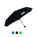 Folding manual open umbrella